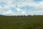 By the wind farm