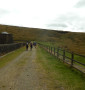 Crossing the dam