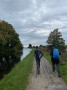 Along the canal