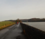 Along the dam Along the dam