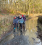 There was a lot of standing water There was a lot of standing water