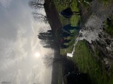 The paths were a tad moist The paths were a tad moist