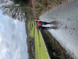 The roads were a little moist too The roads were a little moist too