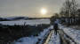 Getting towards a snowy sunset Getting towards a snowy sunset