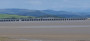 Train on the viaduct