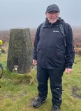 Andy at one of the three trigs visited