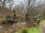 Crossing the bridge