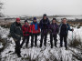 The group in the snow