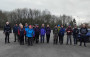 The group at the start The group at the start