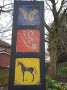 Mosaic work Mosaic work