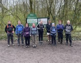 The group near the start The group near the start