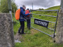 A BIG footpath sign