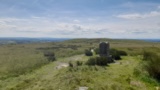Pilgrim's Cross with Peel Tower in the background