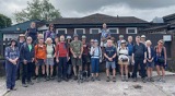 The group at the start The group at the start