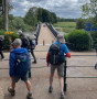 The newly built Tram Bridge