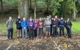 The group in Nuttall Park