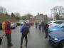 Gathering in the car park Gathering in the car park