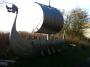  A Viking ship sculpture in metalwork