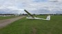  An Essex & Suffolk Gliding Club glider shortly after landing on the former RAF Wormingford Airfield