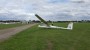 An Essex & Suffolk Gliding Club glider shortly after landing on the former RAF Wormingford Airfield An Essex & Suffolk Gliding Club glider shortly after landing on the former RAF Wormingford Airfield