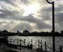 Dramatic sky at Millwall Dock Dramatic sky at Millwall Dock