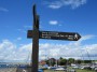 Coastal Trail finger post at Findhorn Coastal Trail finger post at Findhorn