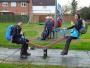 Lunch stop in playground Lunch stop in playground