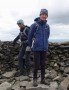  Roger and Duncan on Little Dun Fell - Duncan used this as a shelter when doing the PW in 1989