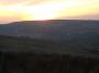 The sun sets over the Pennines