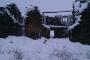 Snow on ruins Snow on ruins
