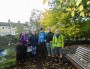 Anne, Sue, Norman, Pete & Peter at the start bt Pendle Water in Barrowford