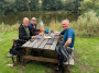 Brew & Cake at the finish