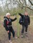 Our official footpath warden and official footpath checker practicing their trade... Our official footpath warden and official footpath checker practicing their trade...