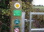 LDWA gate for Steve Singleton - plaque