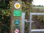 LDWA gate for Steve Singleton - plaque LDWA gate for Steve Singleton - plaque