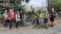 Walkers at Steve's gate on 31 July 2022 Walkers at Steve's gate on 31 July 2022