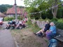 Coffee stop for the 50km walk at Hambleden Church