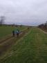  12 folk out on todays walk. A cloudy and windy day