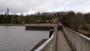 Across the Wosbrough dam Across the Wosbrough dam