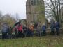 01 At the start - Eckington Church under leaden skies! 01 At the start - Eckington Church under leaden skies!
