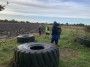Tyres used for field boundary's Tyres used for field boundary's
