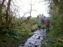 A bit of stream walking on the route A bit of stream walking on the route