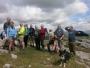 The group at the top of Farleton Fell 