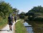 Walking along the canal Walking along the canal