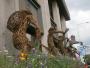 Wicker soldier sculptures outside Chorley Town Hall Wicker soldier sculptures outside Chorley Town Hall