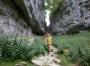 Chris leaving Trow Gill Chris leaving Trow Gill