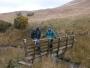 Gareth and Harry crossing Howcroft Brook Gareth and Harry crossing Howcroft Brook