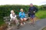 Sue, Shirley and Gareth relax at the end of the walk