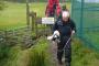  John takes his 'pooch' Nellie for a walk!