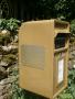  Golden commemorative postbox in Hebden